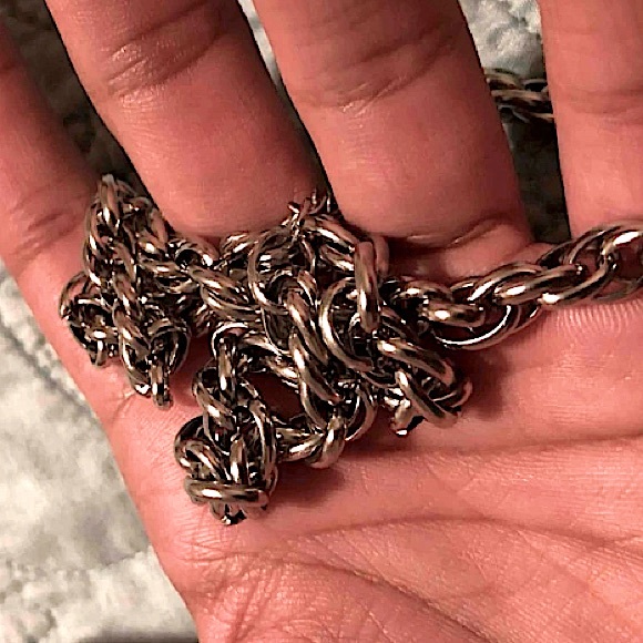 STAINLESS STEEL BRAIDED NECKLACE - Picture 6 of 6
